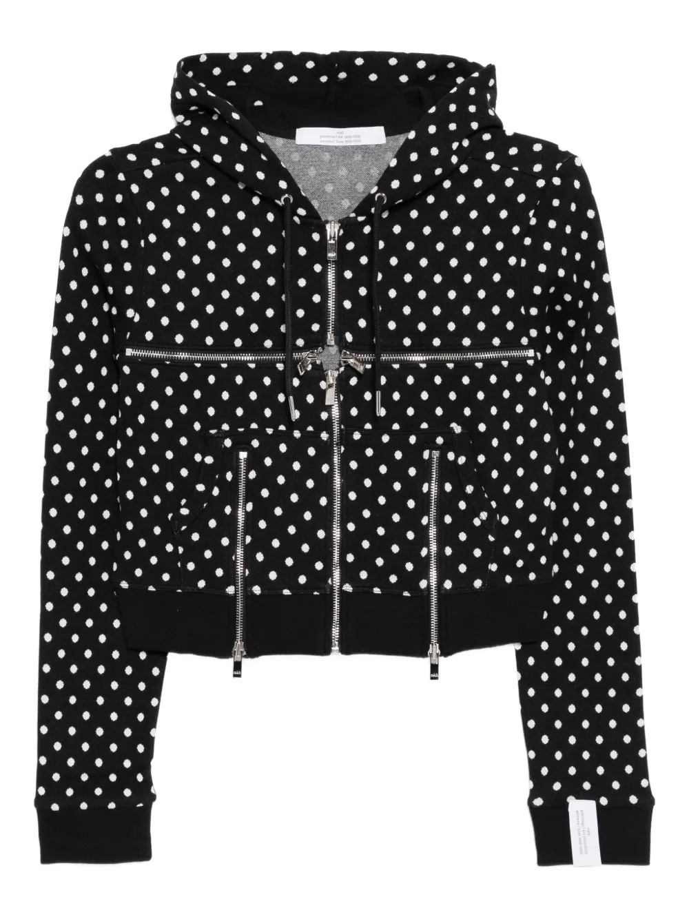 Rokh Broken hoodie | Black | Image 1