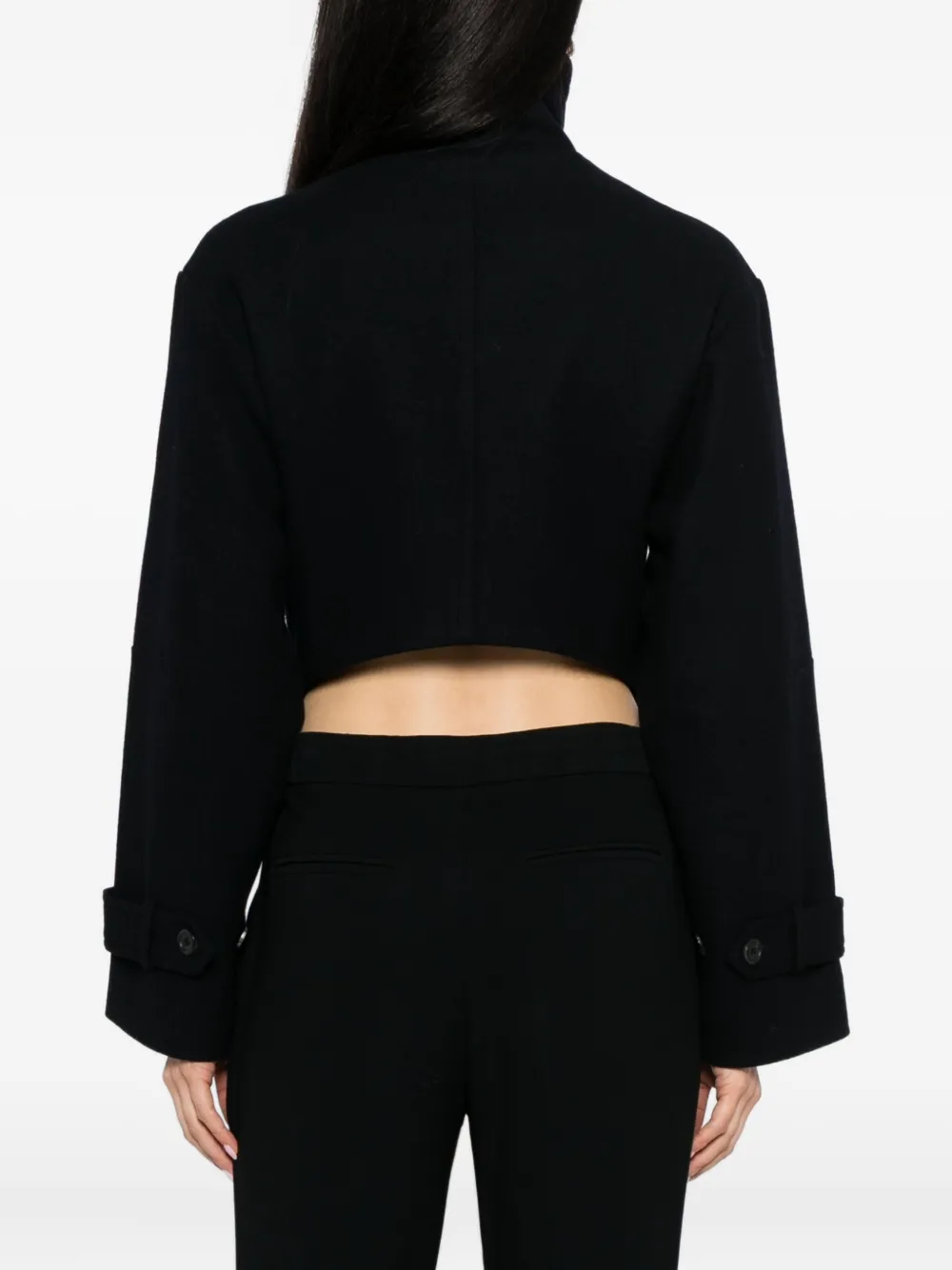 Rokh Broken Jacket In Black