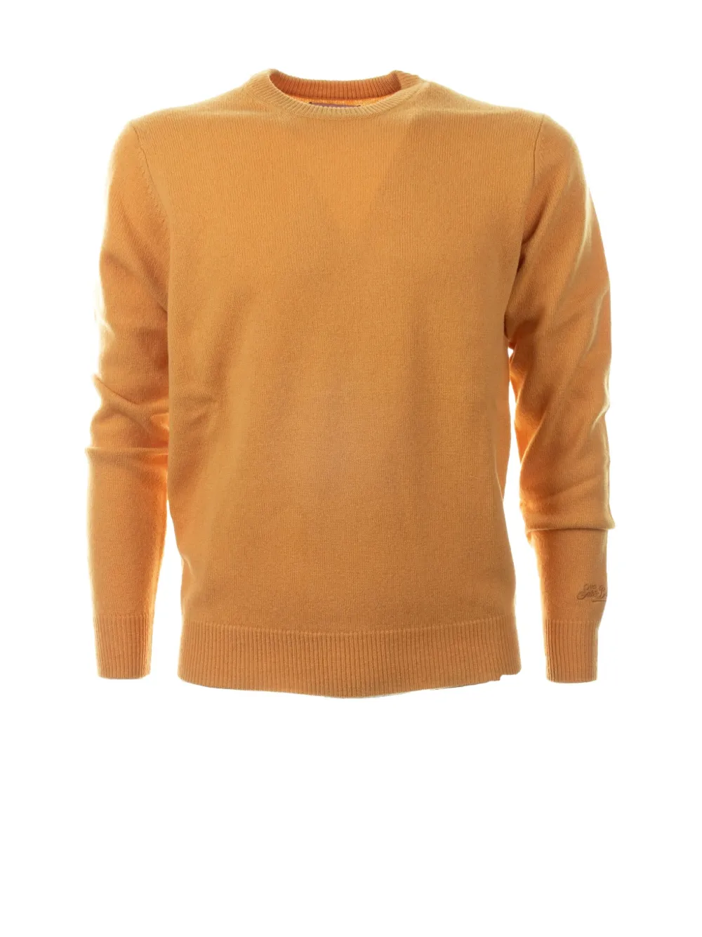 Mc2 Saint Barth Crew-neck Logo-embroidered Sweater In Multi
