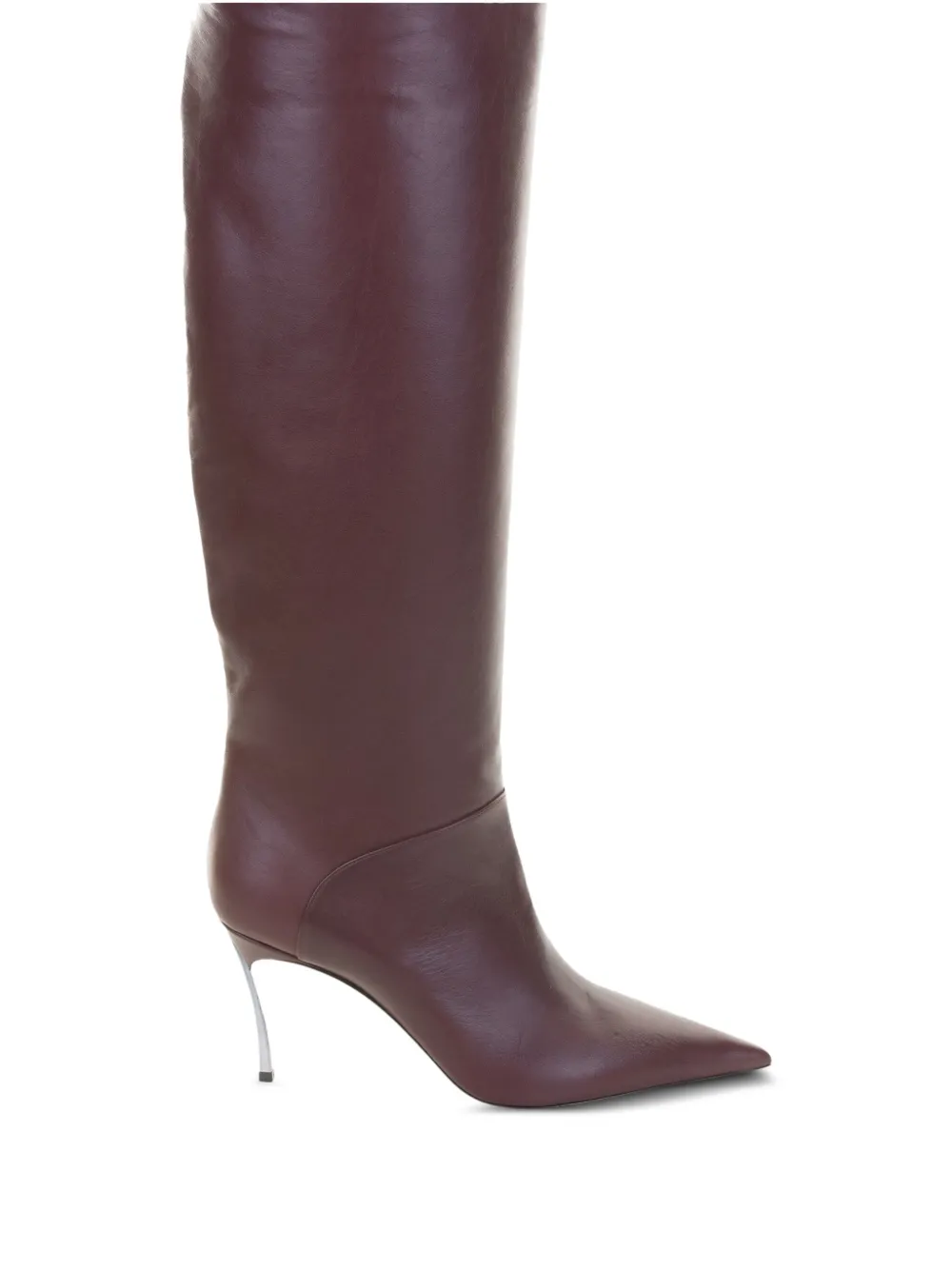 Casadei 80mm pointed-toe boots | Red | Image 1