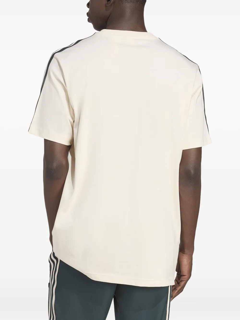 Adidas side-stripes T-shirt - Beige