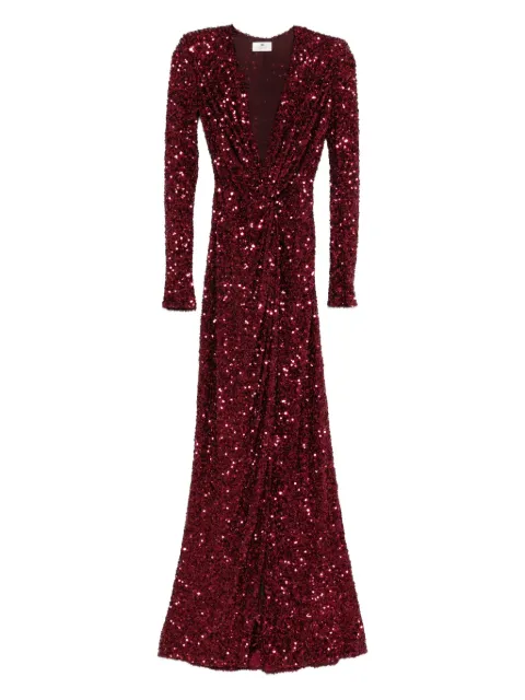Elisabetta Franchi sequinned gown dress