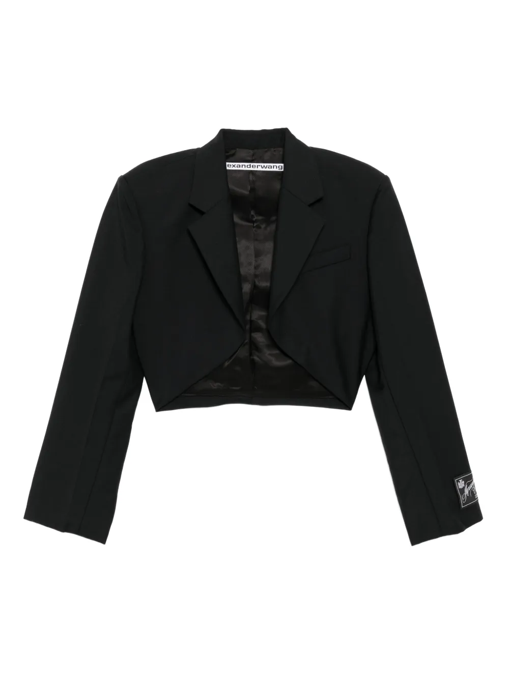 Alexander Wang logo-patch blazer | Black | Image 1
