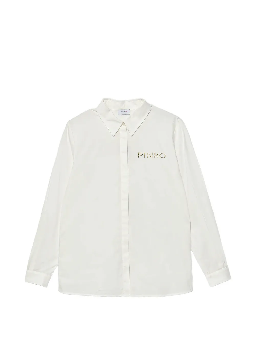 Pinko Kids Camicia con logo - Bianco