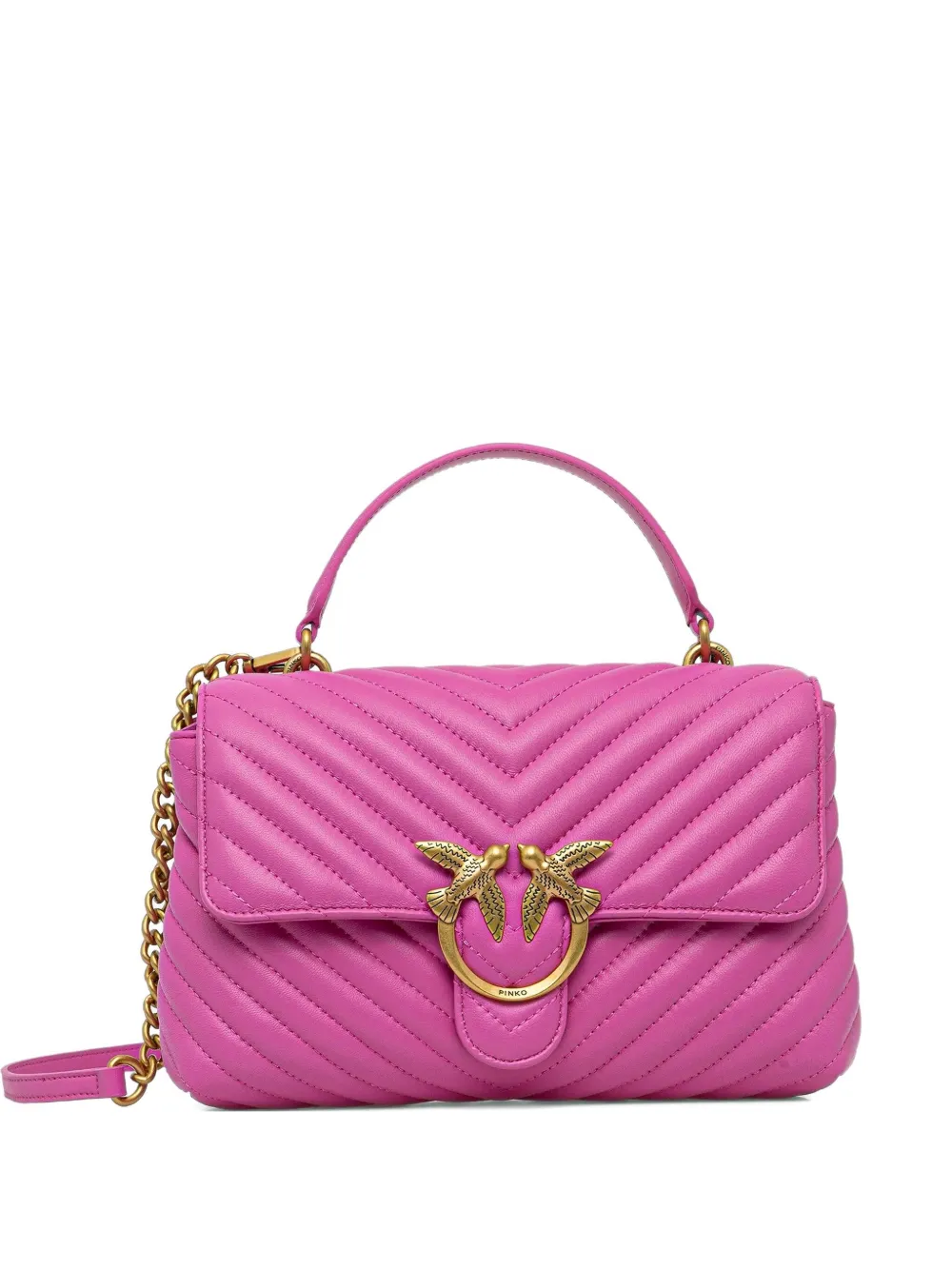 PINKO Borsa a tracolla Love Pady Puff mini - Rosa