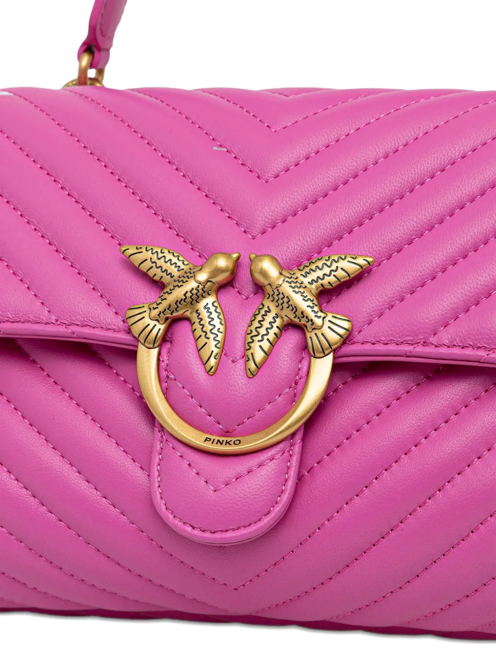 PINKO Love Pady Puff mini-tas Roze