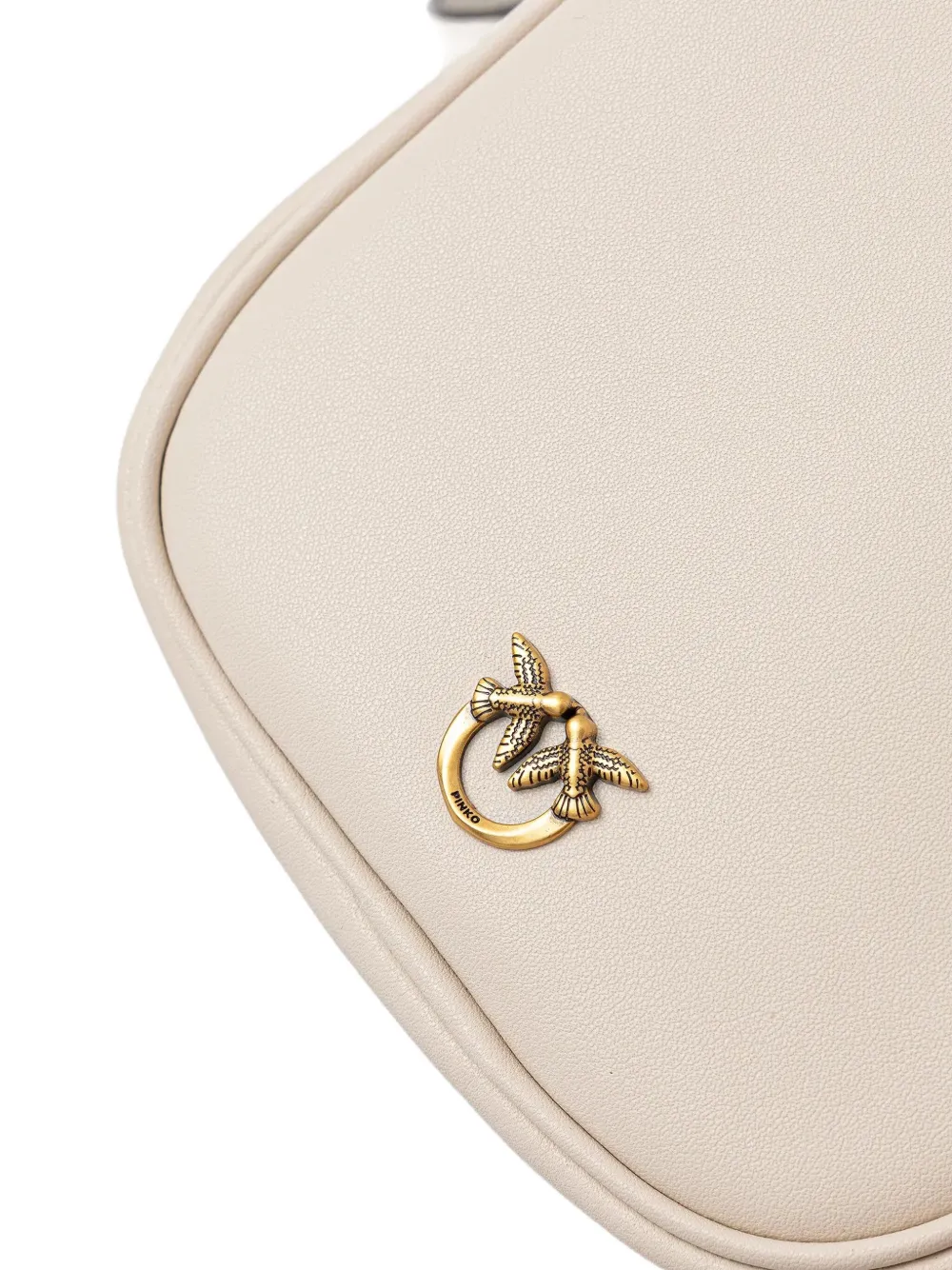 PINKO Kleine boekentas met handgreep Beige