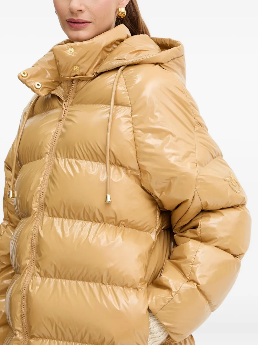 PINKO Burro gewatteerd jack Beige