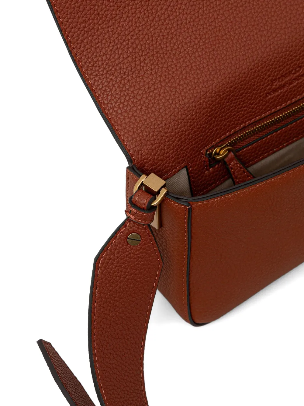 PINKO Love leren crossbodytas Oranje