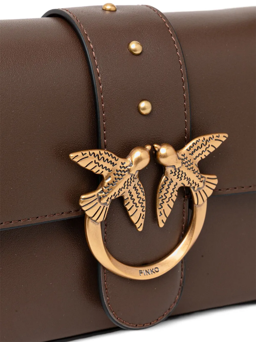 PINKO Love crossbodytas Bruin