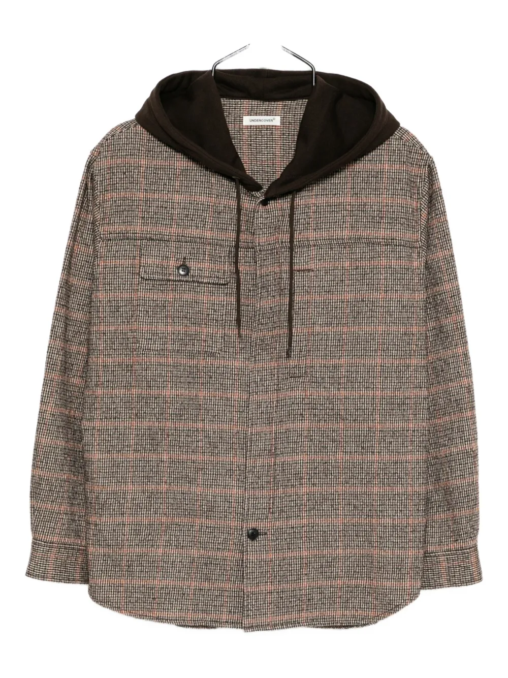 Undercover plaid jacket | Brown | Image 1