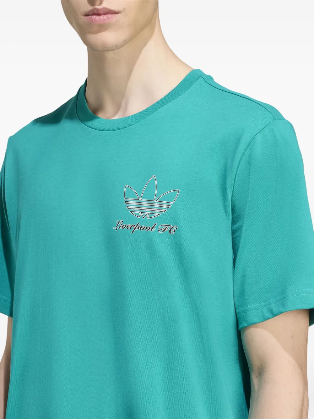 adidas T-shirt met logo Blauw