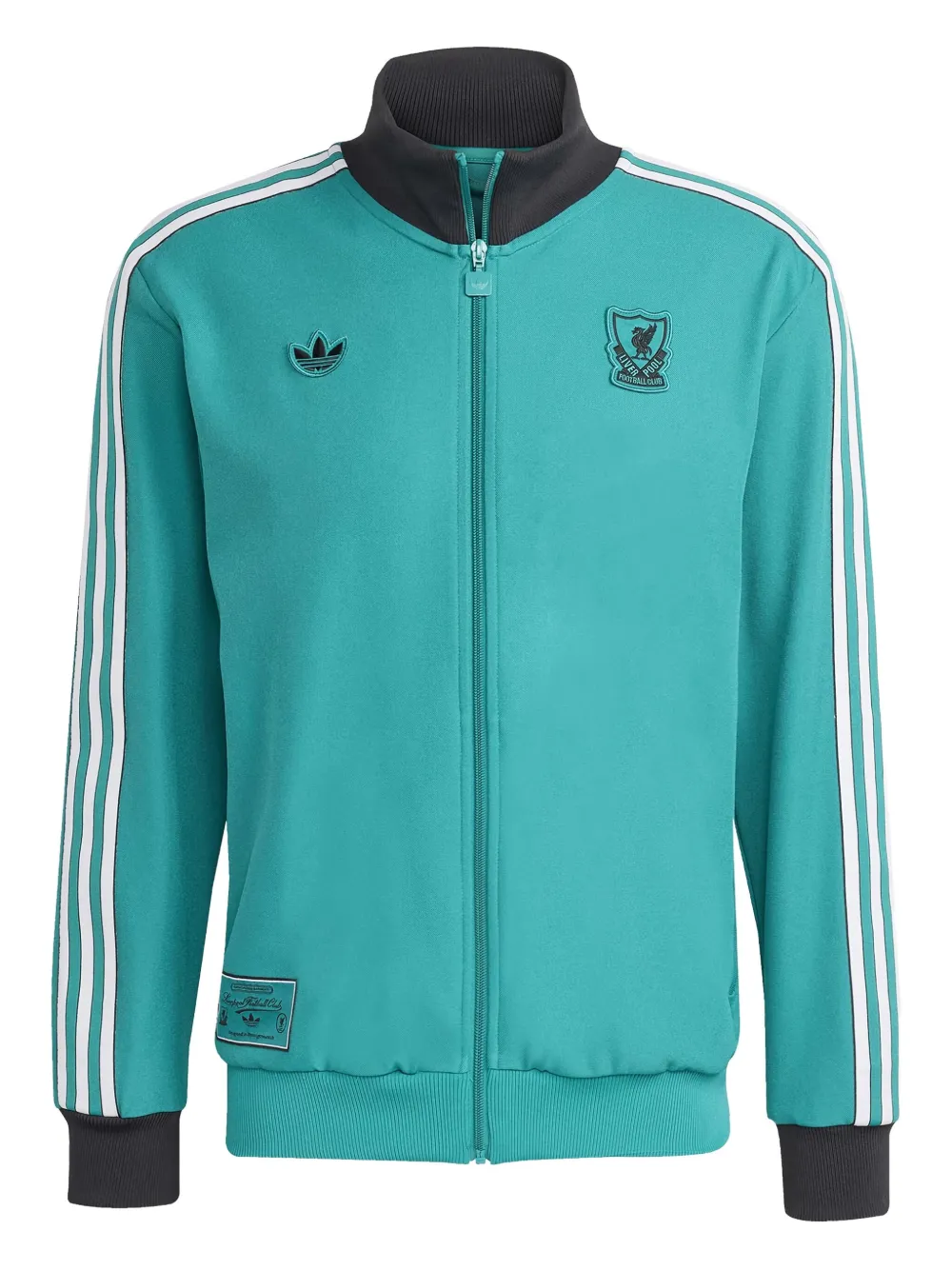 adidas logo-patch sweatshirt | Green | Image 1