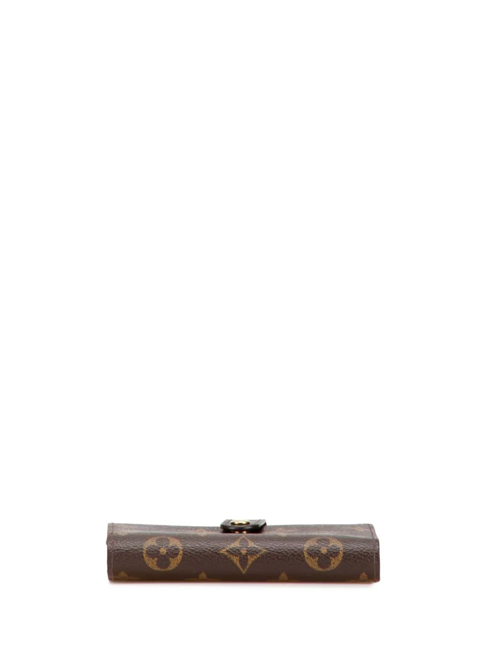Pre-owned Louis Vuitton 2003 Monogram Porte Monnaie Billets Viennois Small Wallets In Brown
