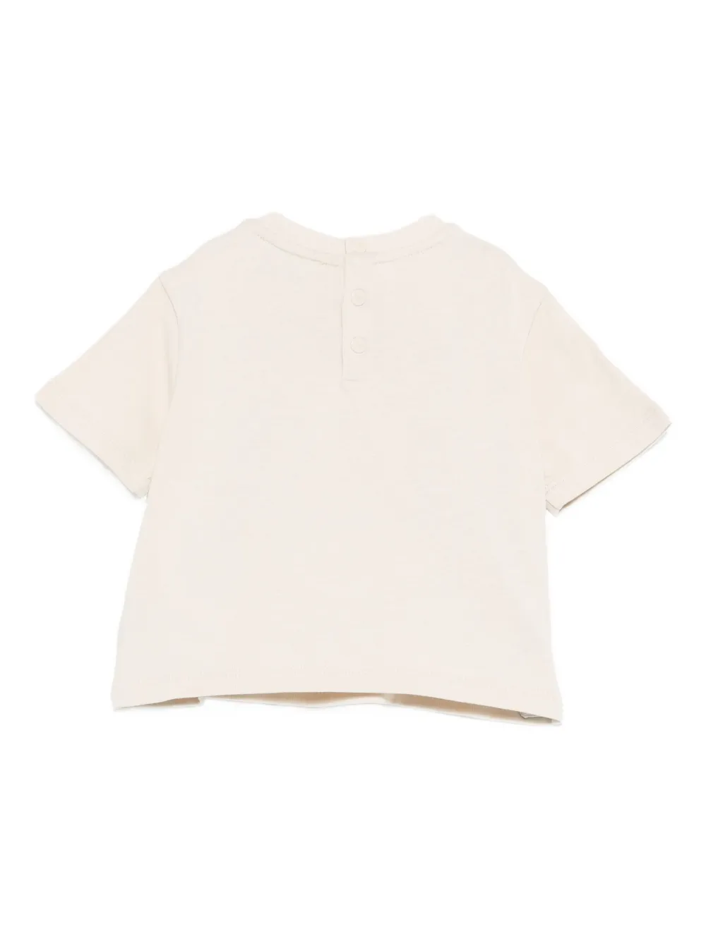 Emporio Armani Graphic-print T-shirt In Neutral