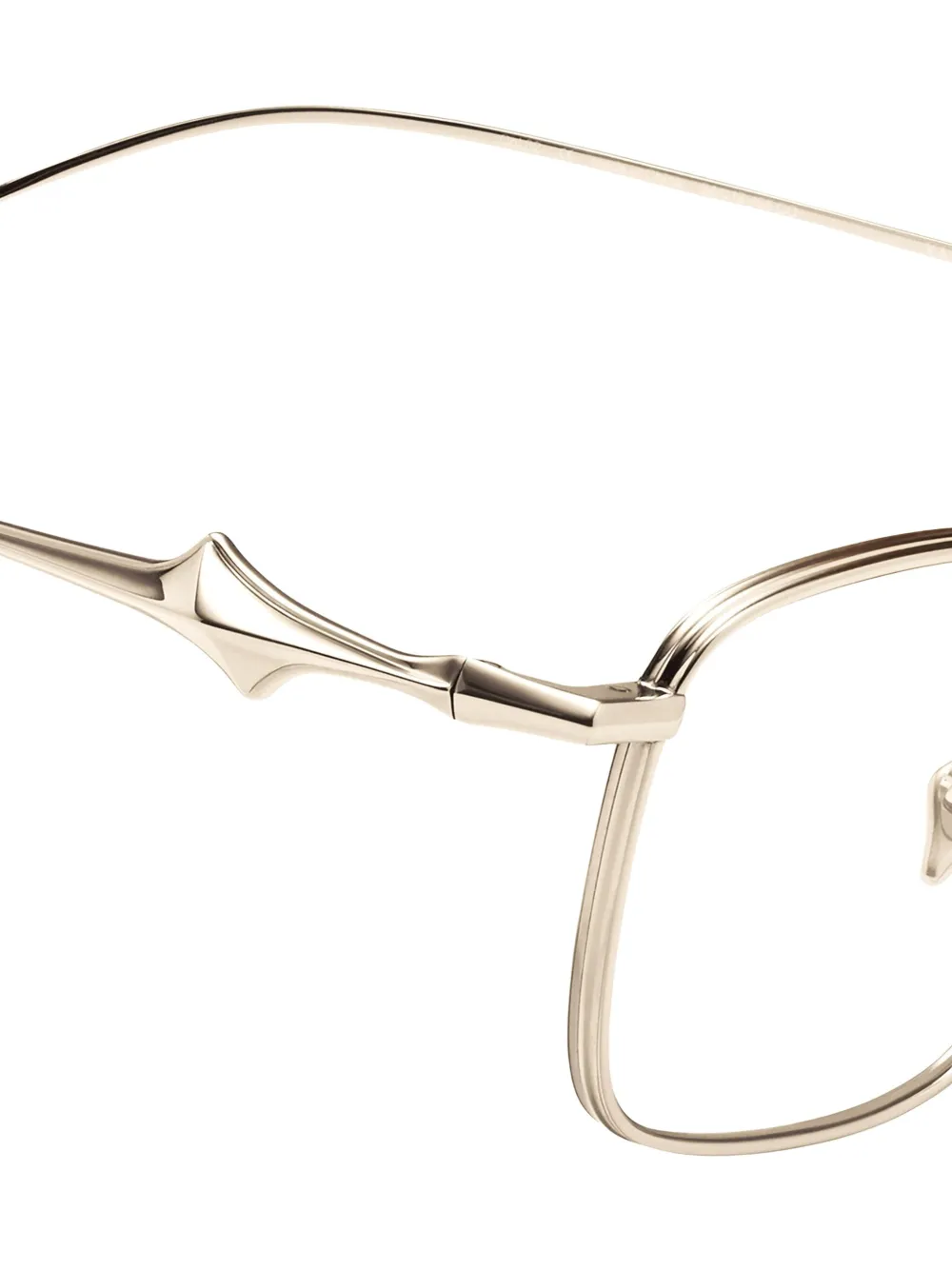 Gentle Monster Vanta 037 bril met vierkant montuur Goud