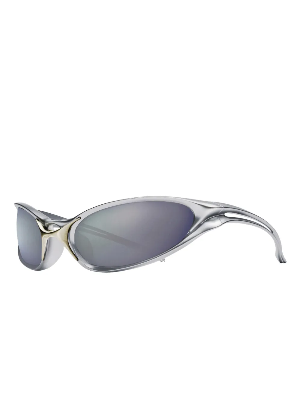 Gentle Monster Species MSV2 zonnebril met geometrisch montuur - Zilver