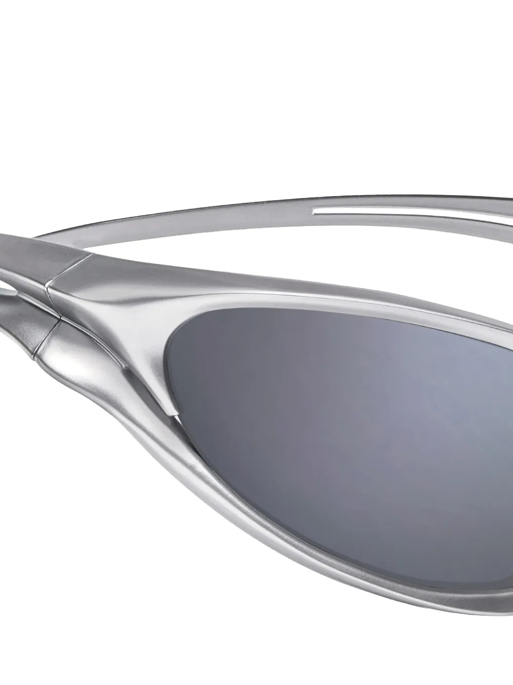 Gentle Monster Species MSV2 zonnebril met geometrisch montuur Zilver