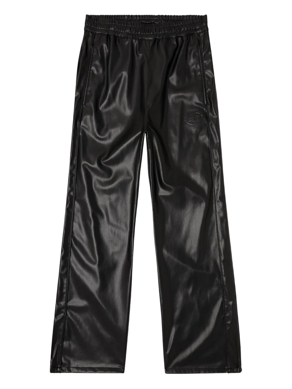 Diesel embroidered-logo trousers | Black | Image 1