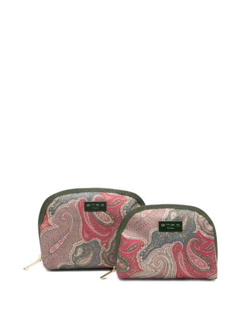 ETRO paisley-pattern makeup bag (set of two)