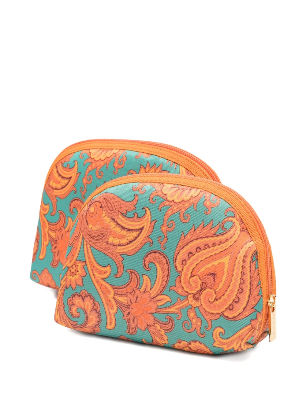 ETRO paisley-pattern makeup bag (set of two) - Oranje