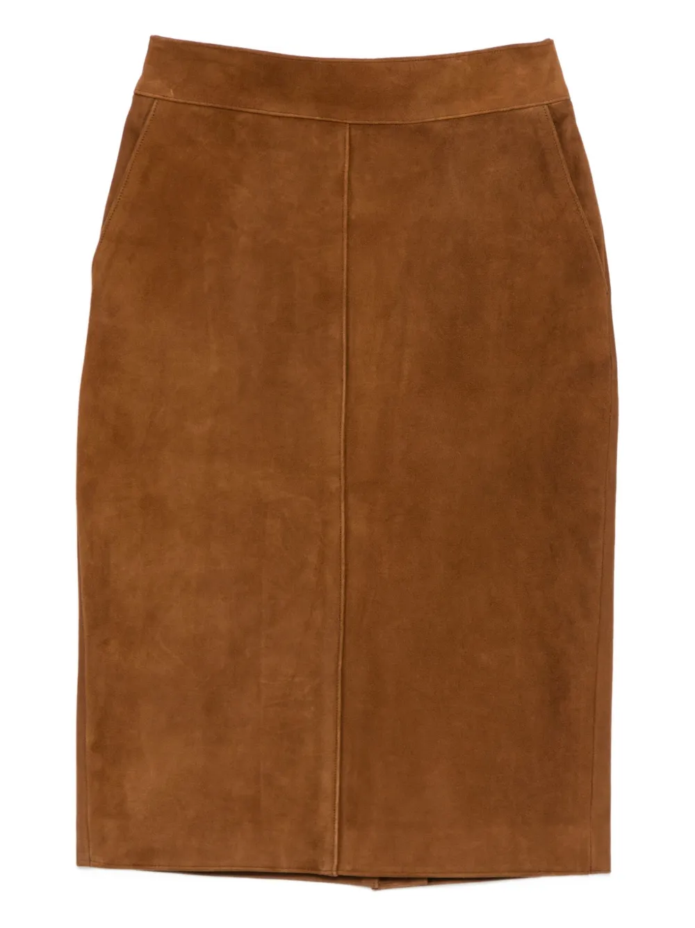 THELAURENT suede skirt | Brown | Image 1