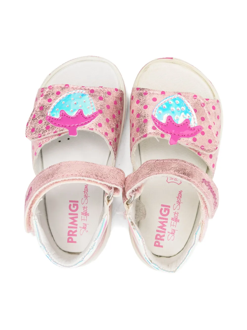 Primigi Sandalen met stippen en applicatie PINK