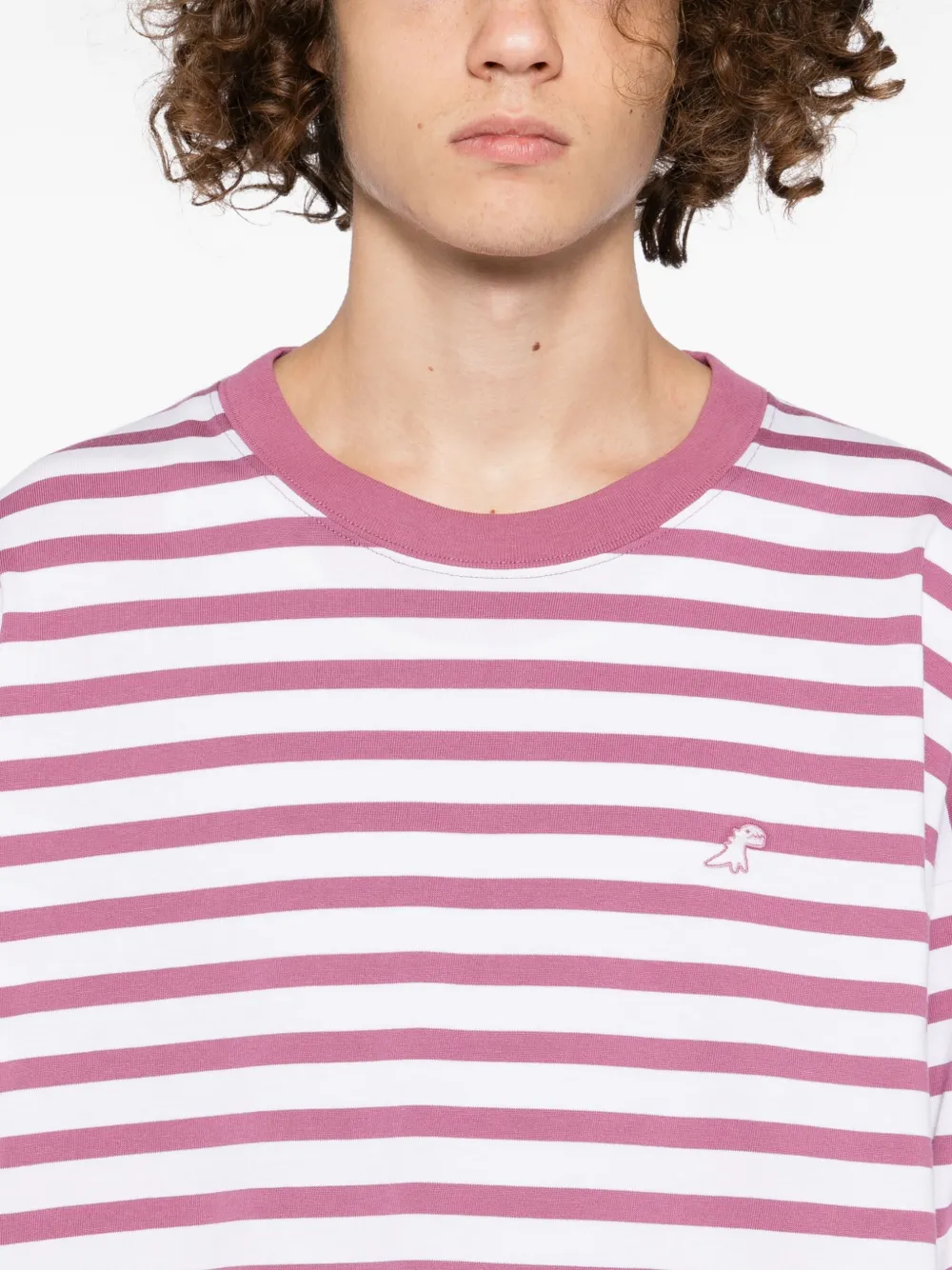 Dino-Embroidered T-Shirt