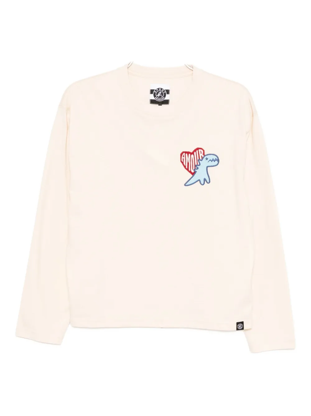 SPORT b. by agnès b.  Dino Amour T-shirt | Neutrals | Image 1