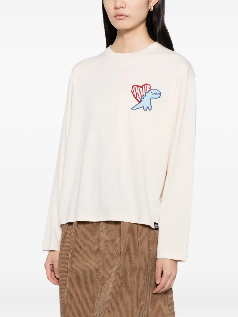 Sport B. By Agnès B. Dino Amour T-shirt In Neutral
