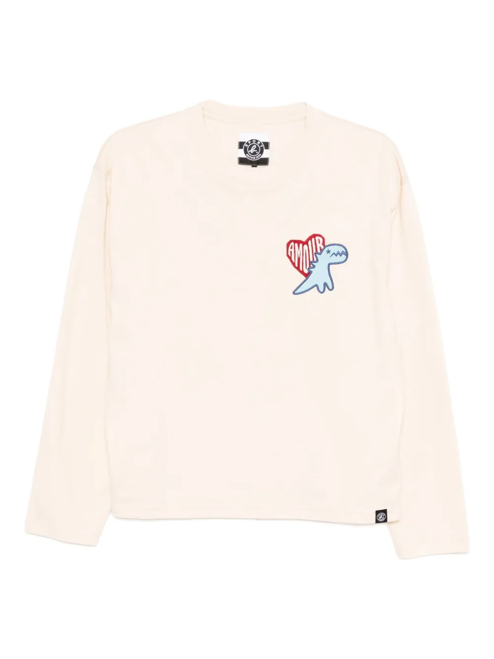 SPORT b. by agnès b. DINO amour リラックス Tシャツ - ニュートラル SPORT b. by agnès b. DINO amour リラックス Tシャツ - ニュートラル