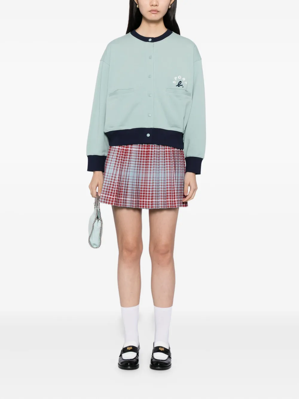 SPORT b. by agnès b.  sporty snap cardigan | Cropped Jackets | Image 2