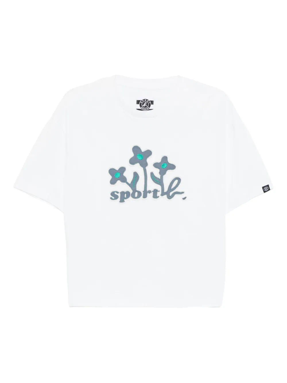 SPORT b. by agnès b. フラワー リラックス Tシャツ - ホワイト SPORT b. by agnès b. フラワー リラックス Tシャツ - ホワイト
