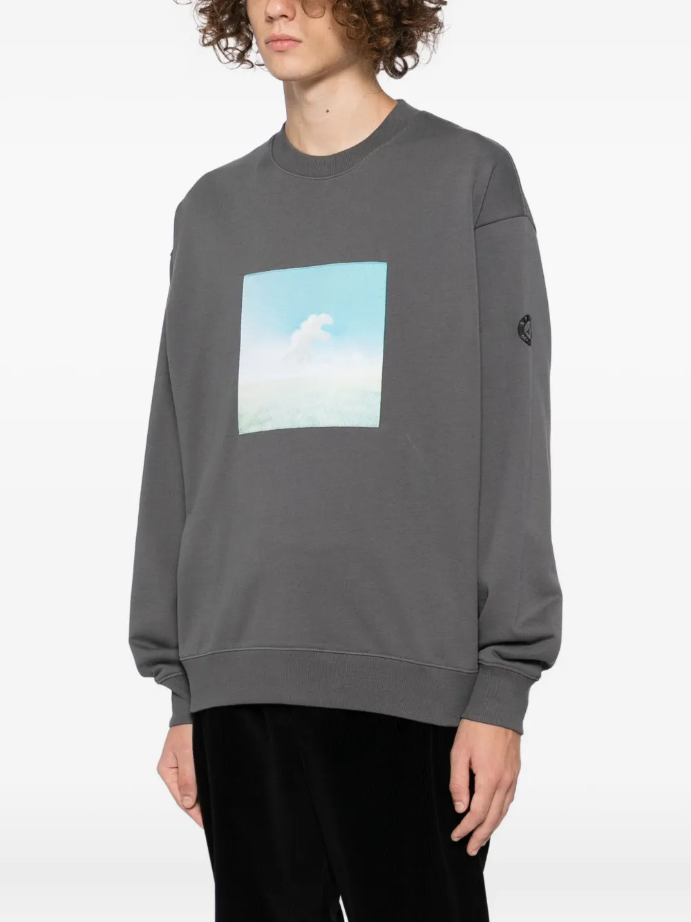 Sport B. By Agnès B. Graphic-print Sweatshirt In Gray