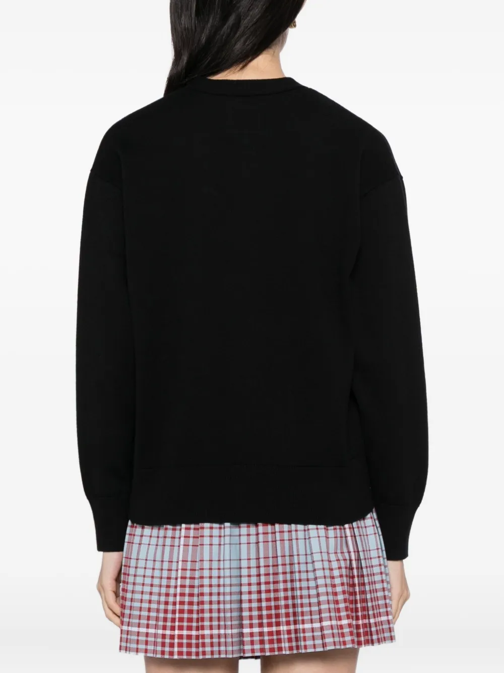 Sport B. By Agnès B. Dino Embroidered Cardigan In Black
