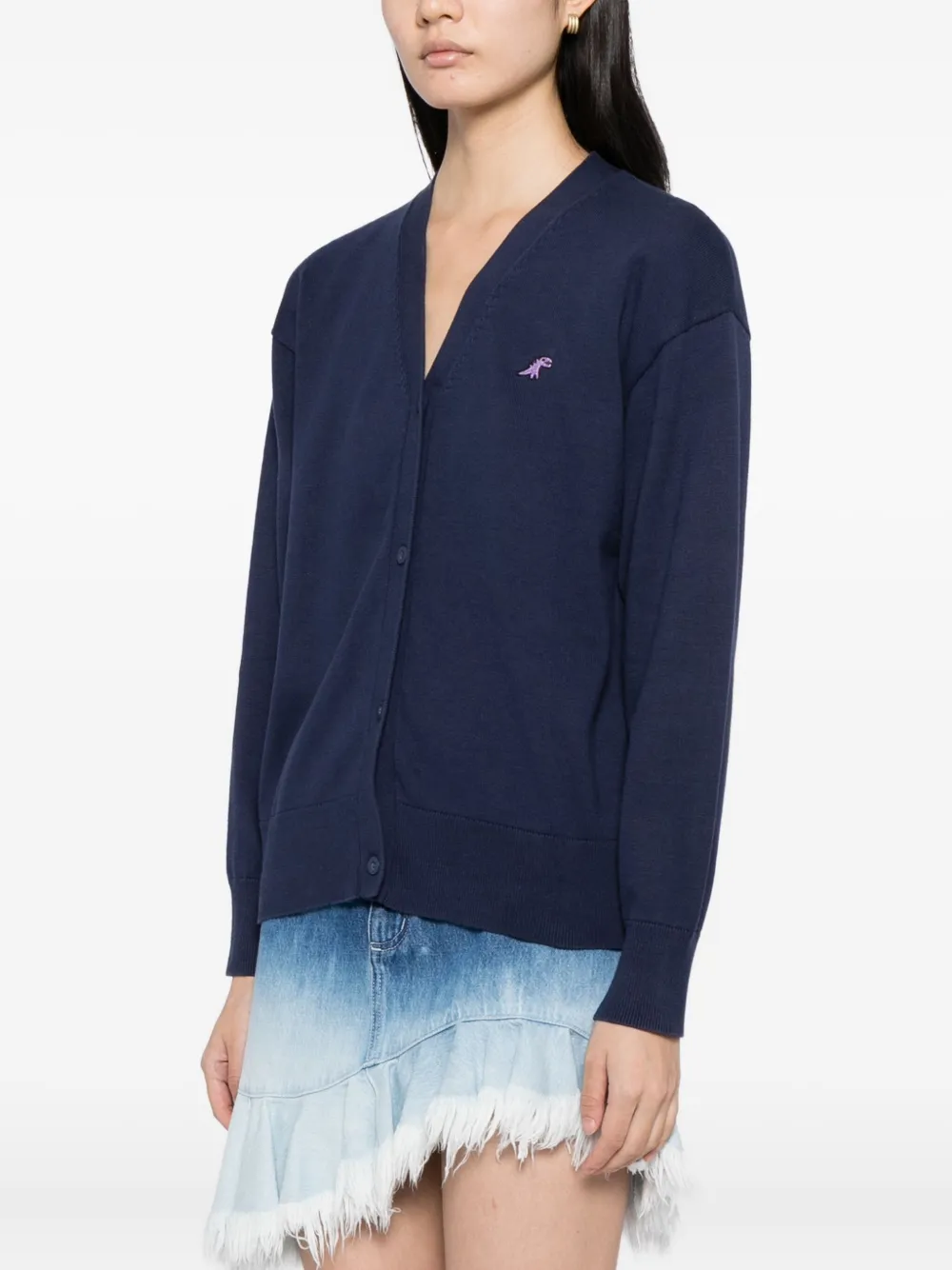 SPORT b. by agnès b. DINO vest met borduurwerk Blauw