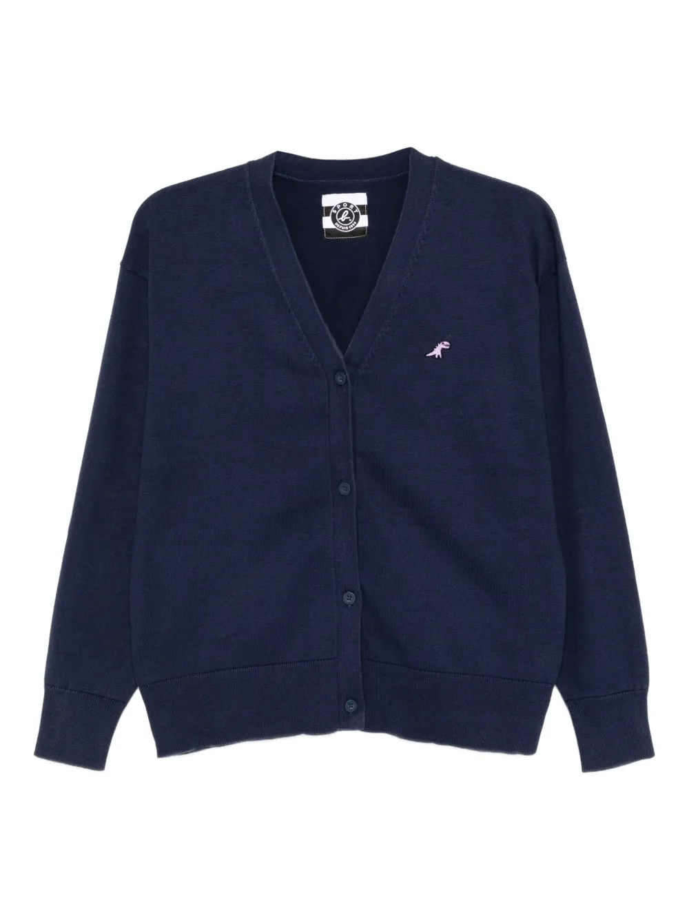 SPORT b. by agnès b. Cardigan DINO con ricamo - Blu