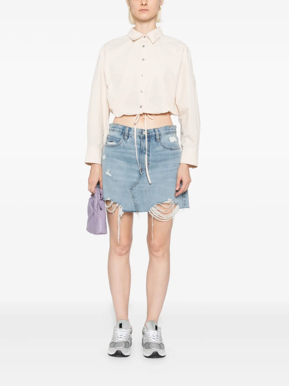 SPORT b. by agnès b. Cropped blouse - Beige