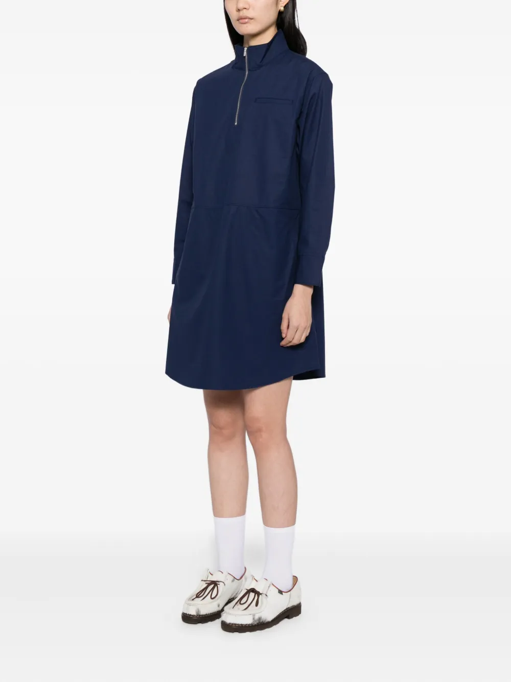 SPORT b. by agnès b. Jurk met halve rits Blauw