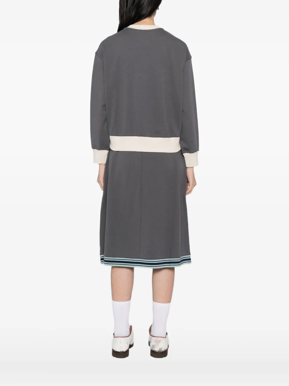 Sport B. By Agnès B. Sporty Snap Cardigan In Gray