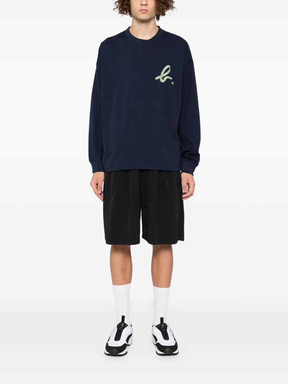 SPORT b. by agnès b. T-shirt met geborduurd logo - 624