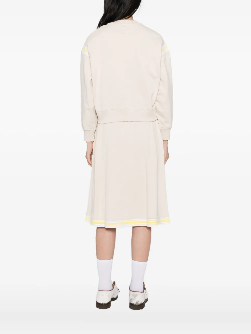 Sport B. By Agnès B. Cropped-sweatshirt In Metallic