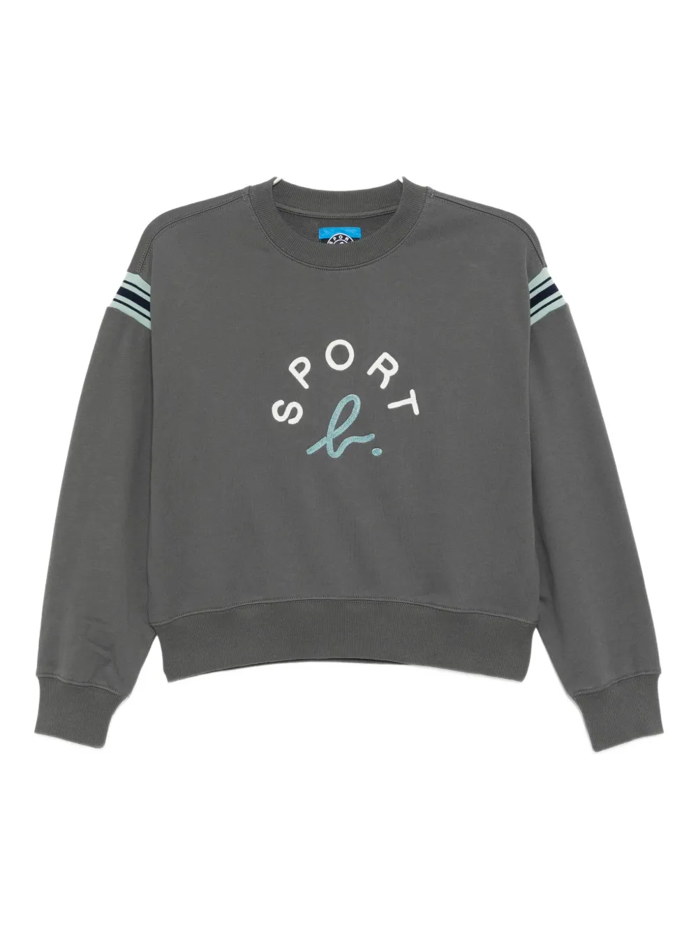 Sport B. By Agnès B. Cropped-sweatshirt In Gray