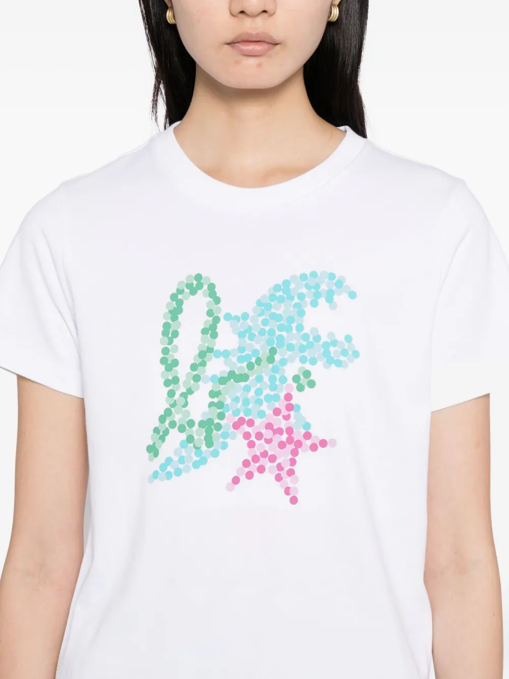 Sport B. By Agnès B. Dino Dots T-shirt In White