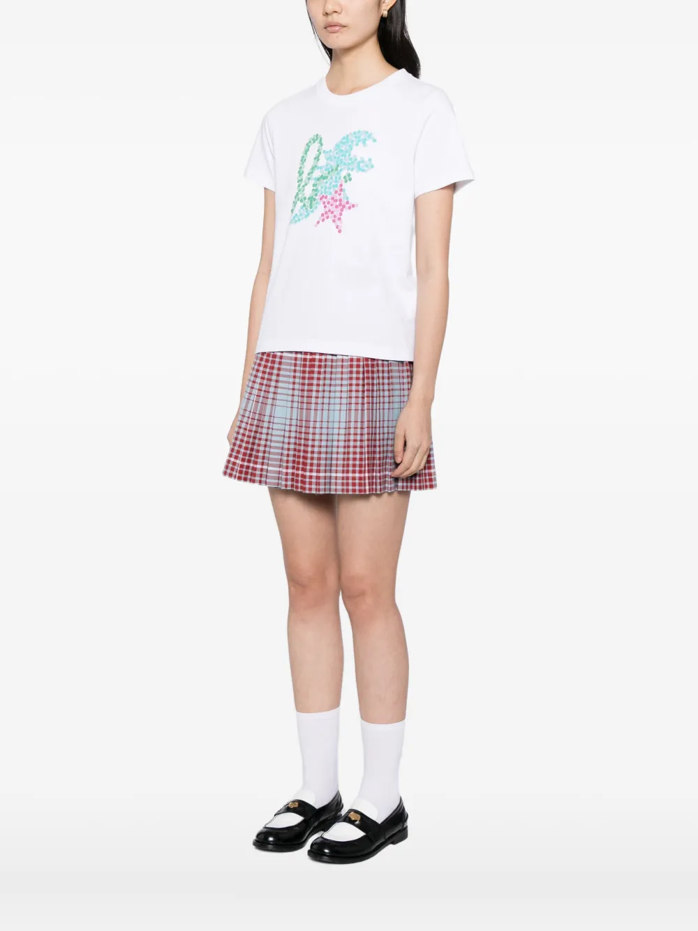 Sport B. By Agnès B. Dino Dots T-shirt In White