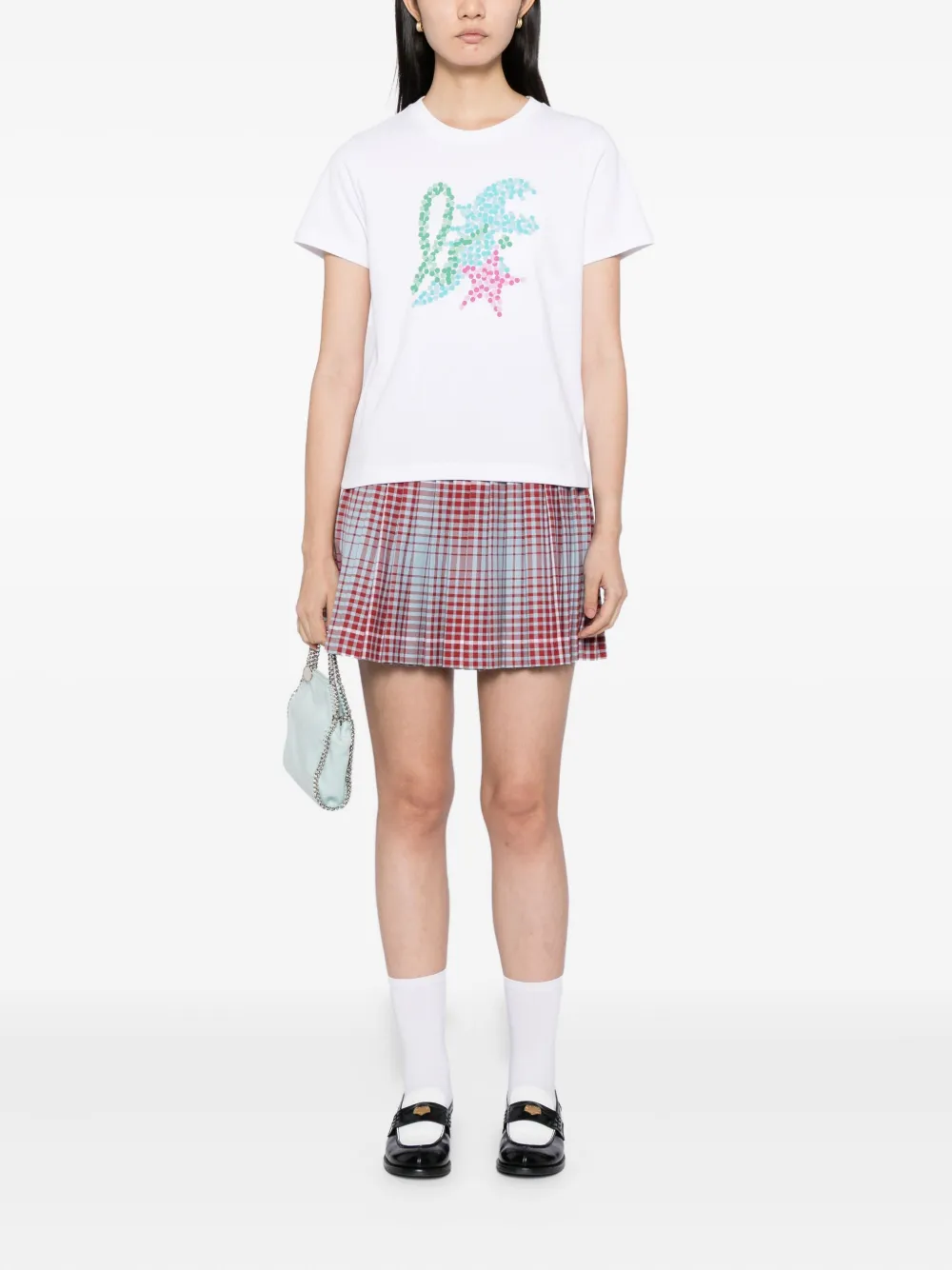 Sport B. By Agnès B. Dino Dots T-shirt In White
