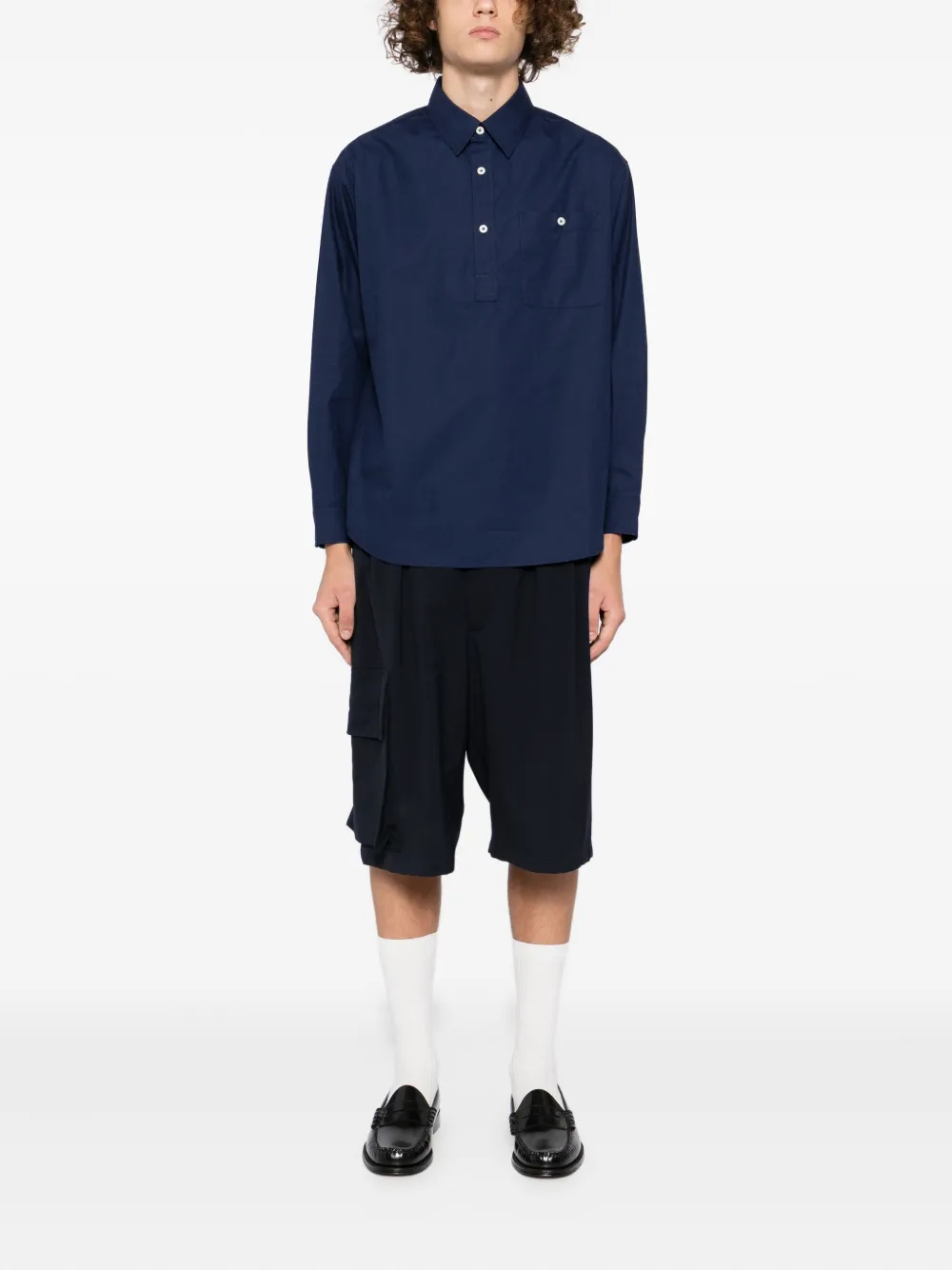 SPORT b. by agnès b. Katoenen poloshirt - Blauw