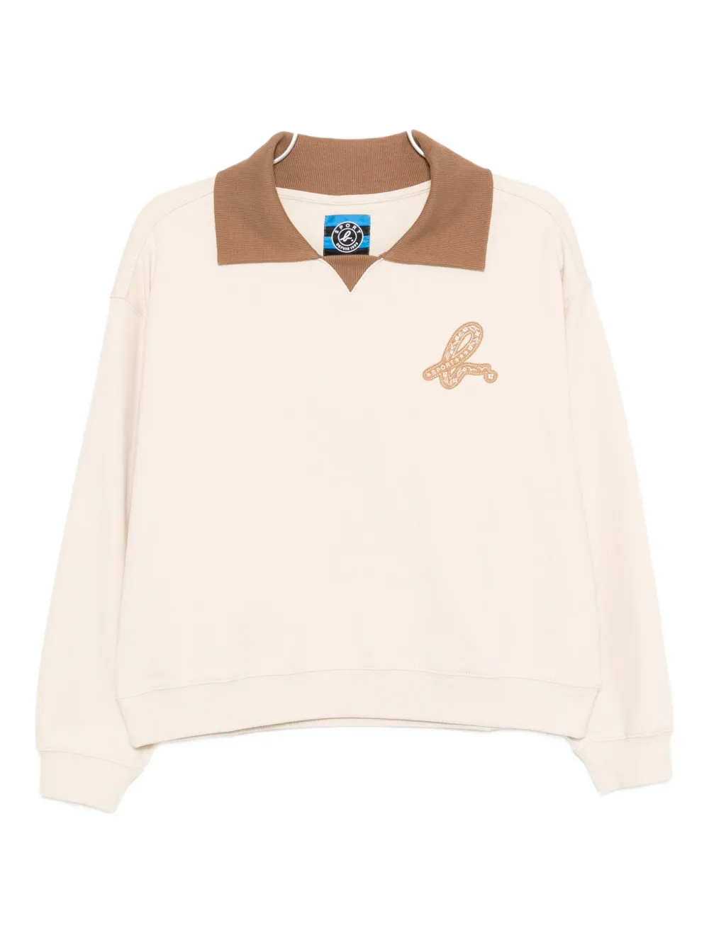 Sport B. By Agnès B. Collared Sweatshirt In Neutral