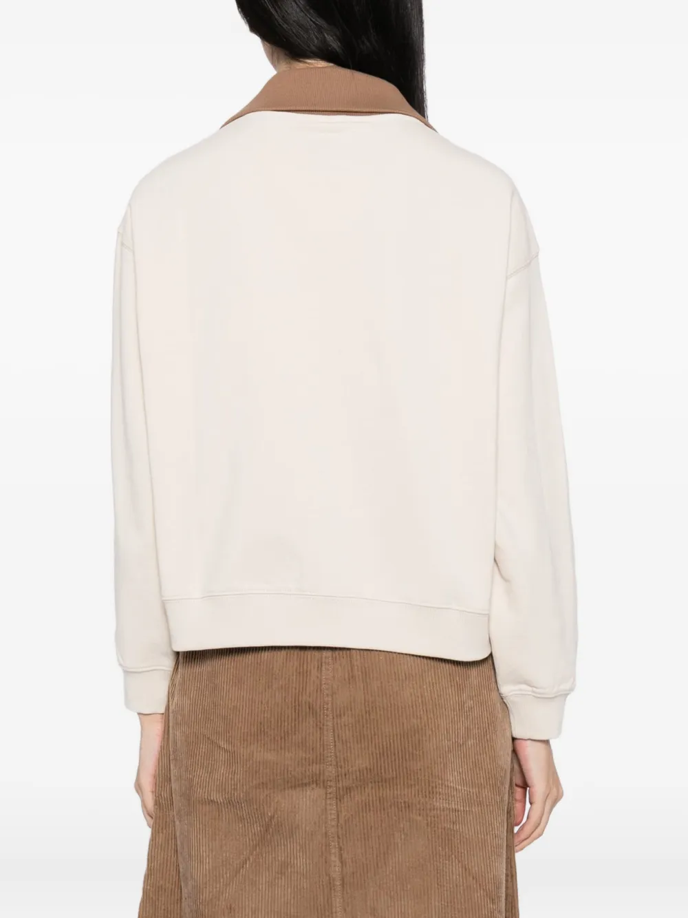 Sport B. By Agnès B. Collared Sweatshirt In Neutral