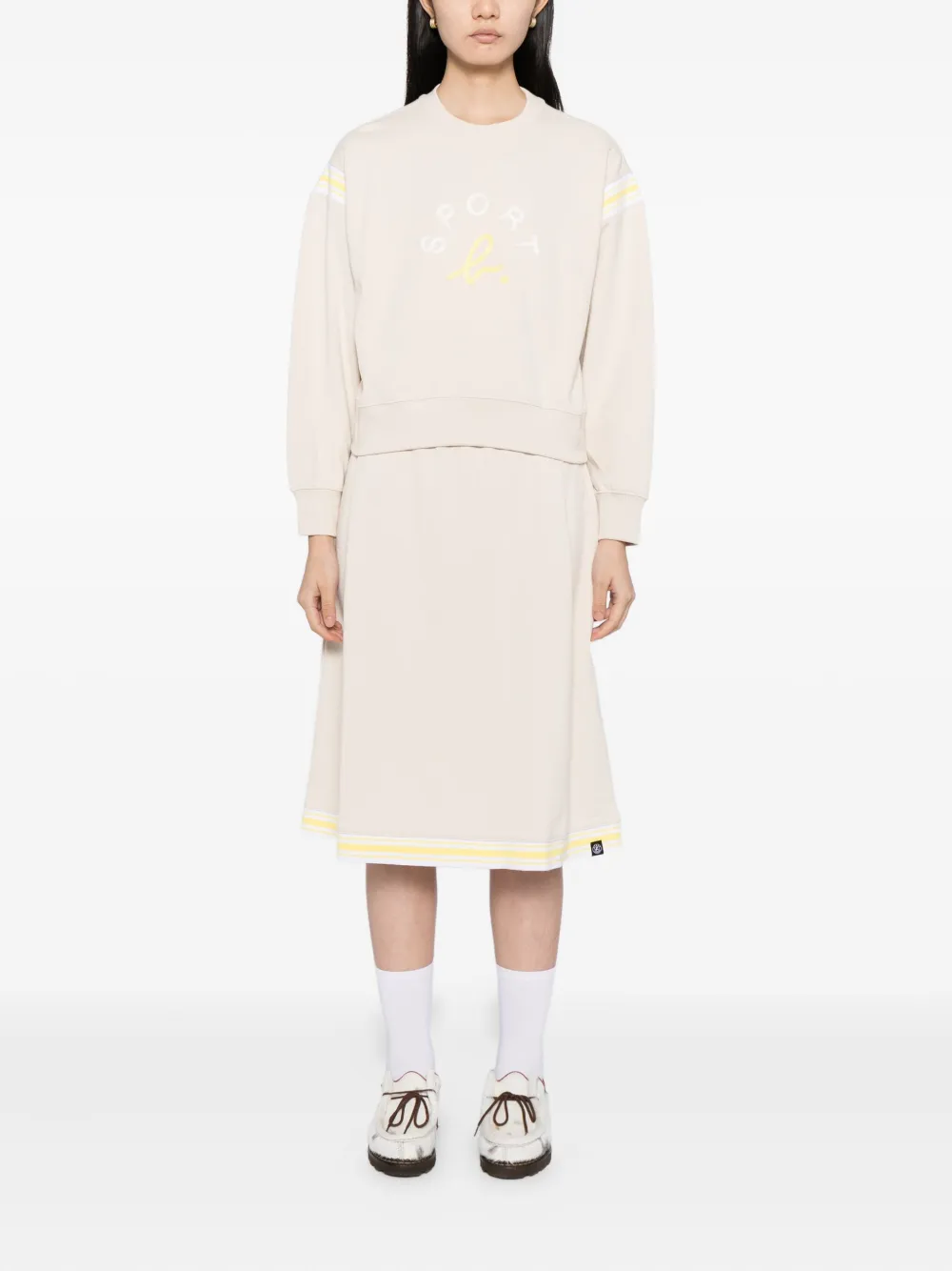 Sport B. By Agnès B. Sporty Skirt In Neutral
